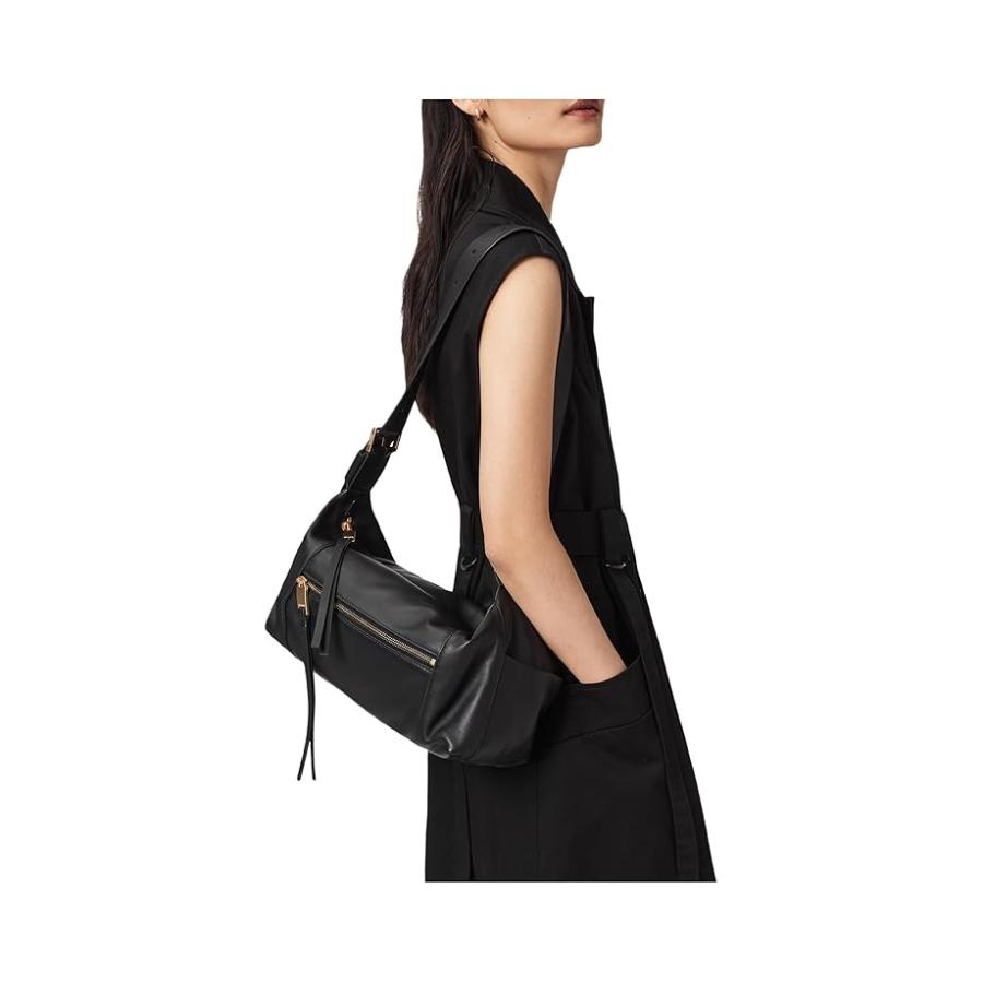 オールセインツ AllSaints Vega Shoulder Bag レディース ハンドバッグ かばん Blackの画像