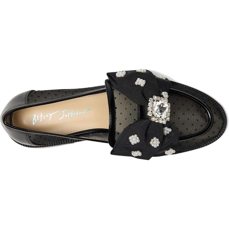ベッツィジョンソン Blue by Betsey Johnson Seth レディース ローファー Black_1