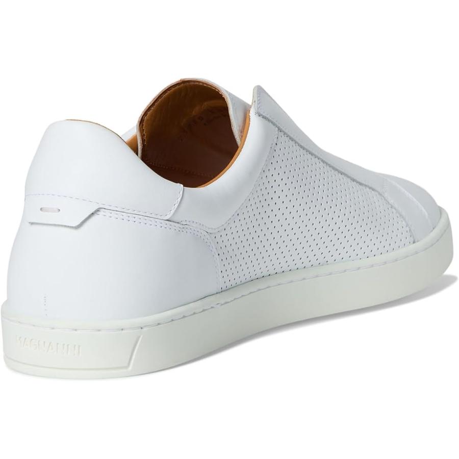 マグナーニ Magnanni Costa Slip Perf メンズ sneakers & athletic shoes Whiteの画像