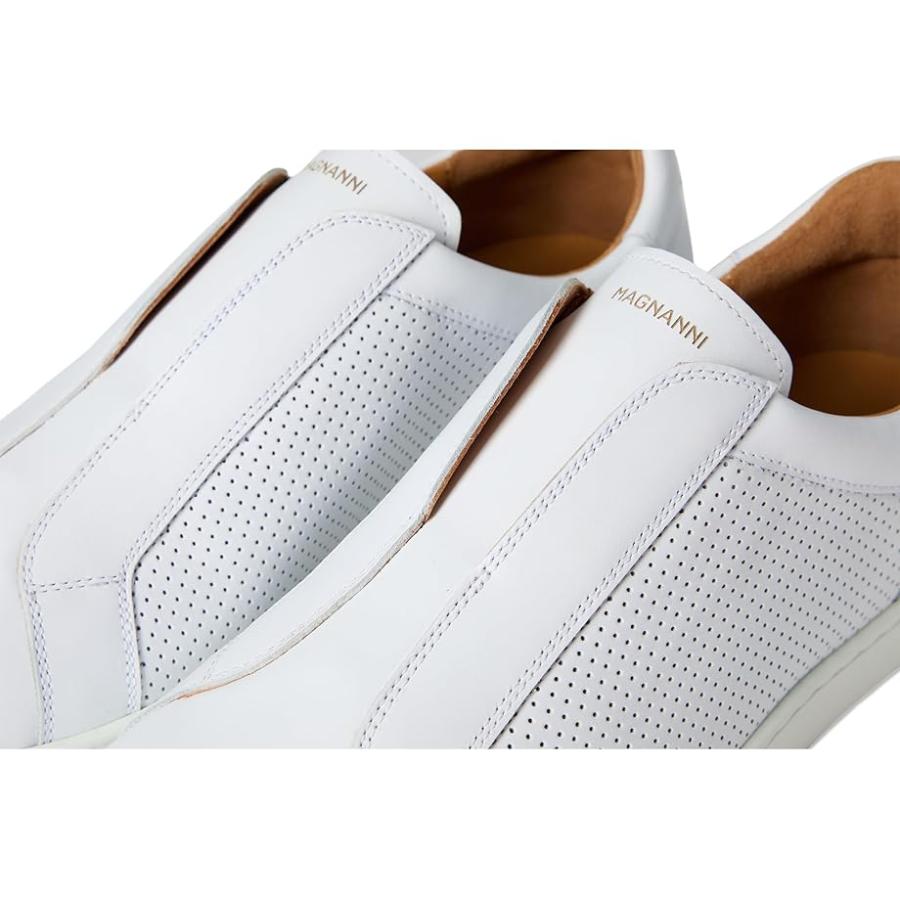 マグナーニ Magnanni Costa Slip Perf メンズ sneakers & athletic shoes Whiteの画像
