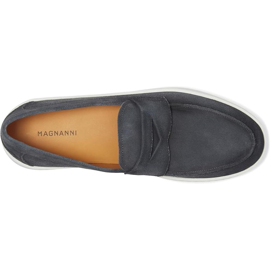 マグナーニ Magnanni Lawford Flx メンズ ローファー Indigo Suedeの画像