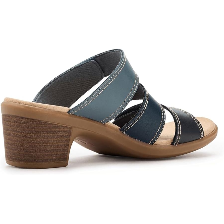 クラークス Clarks Emily 2 Adella レディース ヒール パンプス Navy Multi レザー_2
