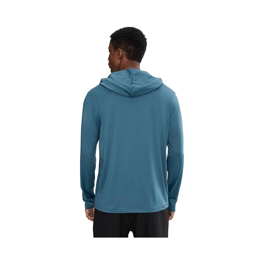 ハーレー Hurley Hybrid Hooded Upf Long Sleeve メンズ 水着 スイムウェア Grey Tealの画像