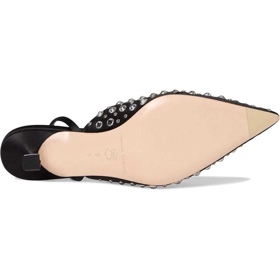 レフラー ランデル Loeffler Randall Rio Smocked Kitten Heel レディース ヒール パンプス Black/Cry
