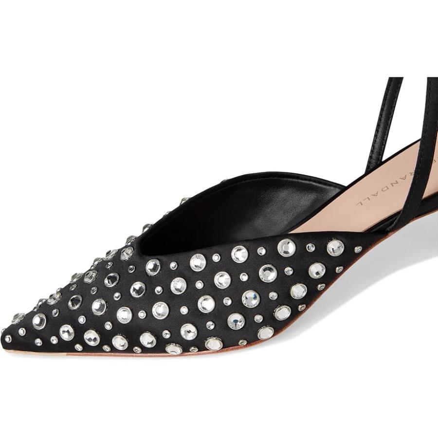 レフラー ランデル Loeffler Randall Rio Smocked Kitten Heel レディース ヒール パンプス Black/Cry