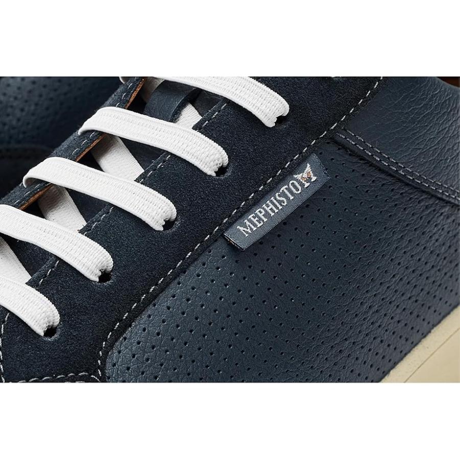 メフィスト Mephisto Henry メンズ スニーカー Blueの画像