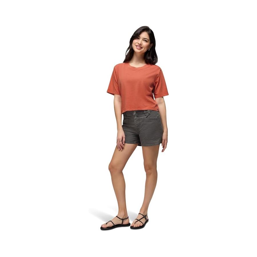 プラナ Prana Suton 半ズボン レディース ショーツ Black_1