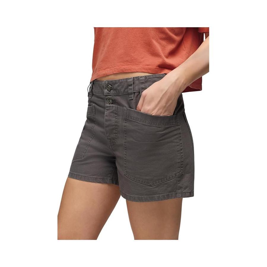 プラナ Prana Suton 半ズボン レディース ショーツ Black_3