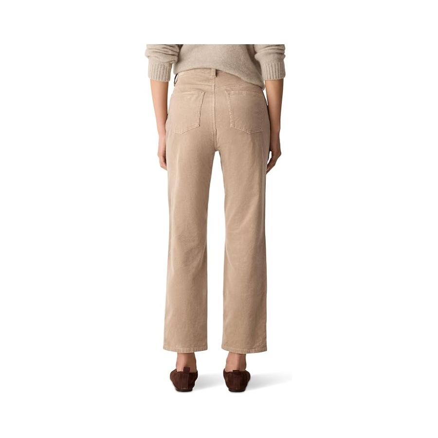 Eileen Fisher Organic Cotton ストレッチ Corduroy High Waisted Straight Ankle Je