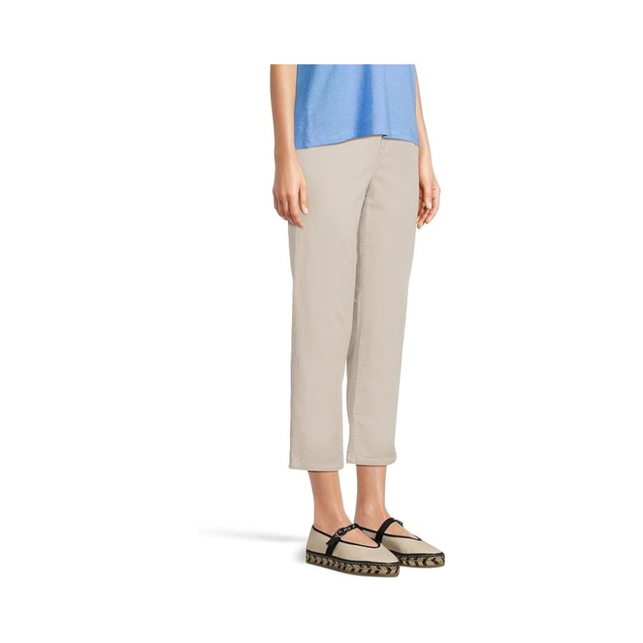 Eileen Fisher Petite Organic Cotton ストレッチ Corduroy High Waisted Straight A