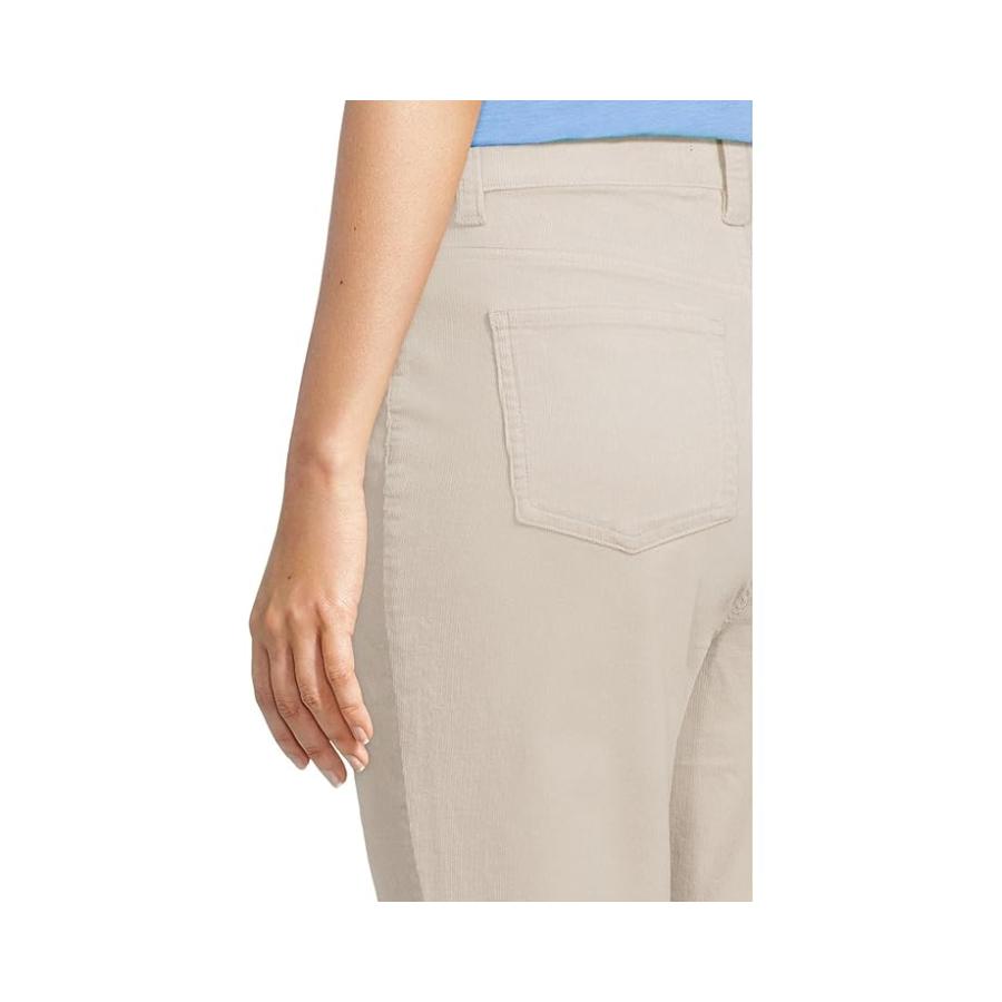 Eileen Fisher Petite Organic Cotton ストレッチ Corduroy High Waisted Straight A