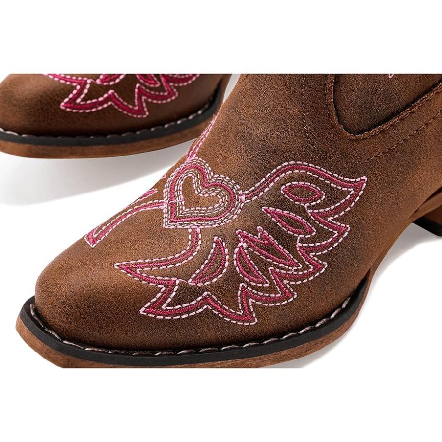 ローパー Kids Riley Wings (Toddler/Little Kid) キッズ・ジュニア Boots Brown Faux レザー_5