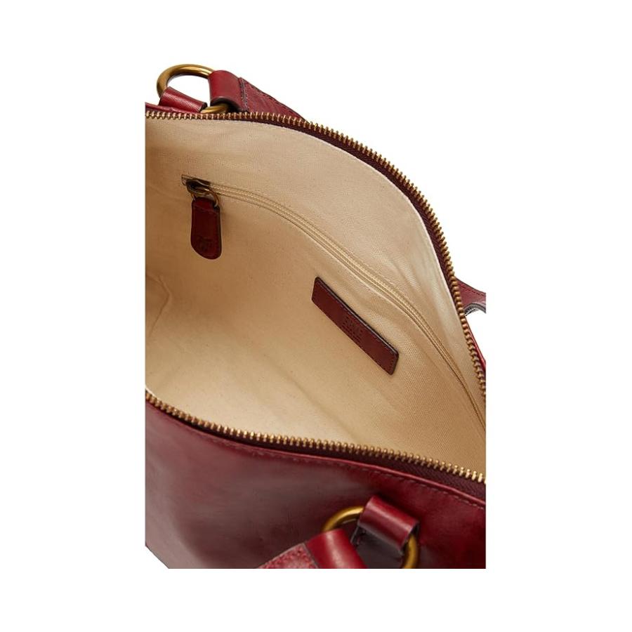 フライ Frye Melissa Medium Satchel Crossbody レディース ハンドバッグ かばん ベリー Lacquerの画像