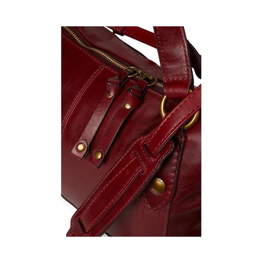 フライ Frye Melissa Medium Satchel Crossbody レディース ハンドバッグ かばん ベリー Lacquerの画像