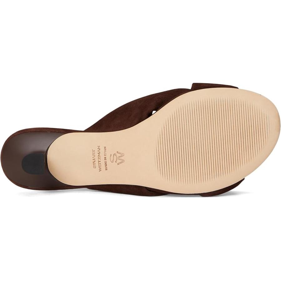 ステュワート ワイツマン Stuart Weitzman Soplaya スライド 50 レディース Heels Walnutの画像