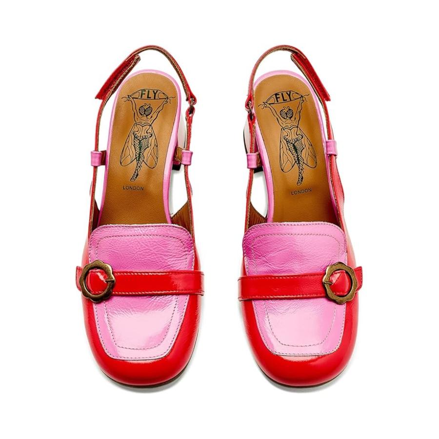 フライ ロンドン FLY LONDON Pemy456fly レディース ヒール パンプス Pink/Scarlet