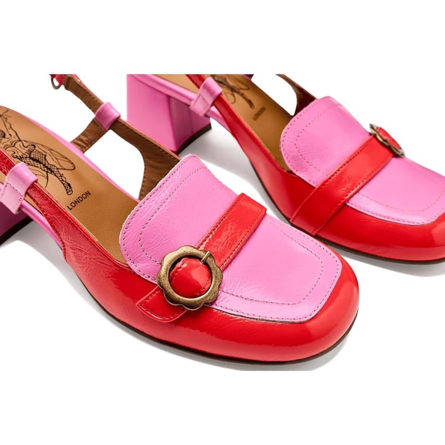 フライ ロンドン FLY LONDON Pemy456fly レディース ヒール パンプス Pink/Scarlet