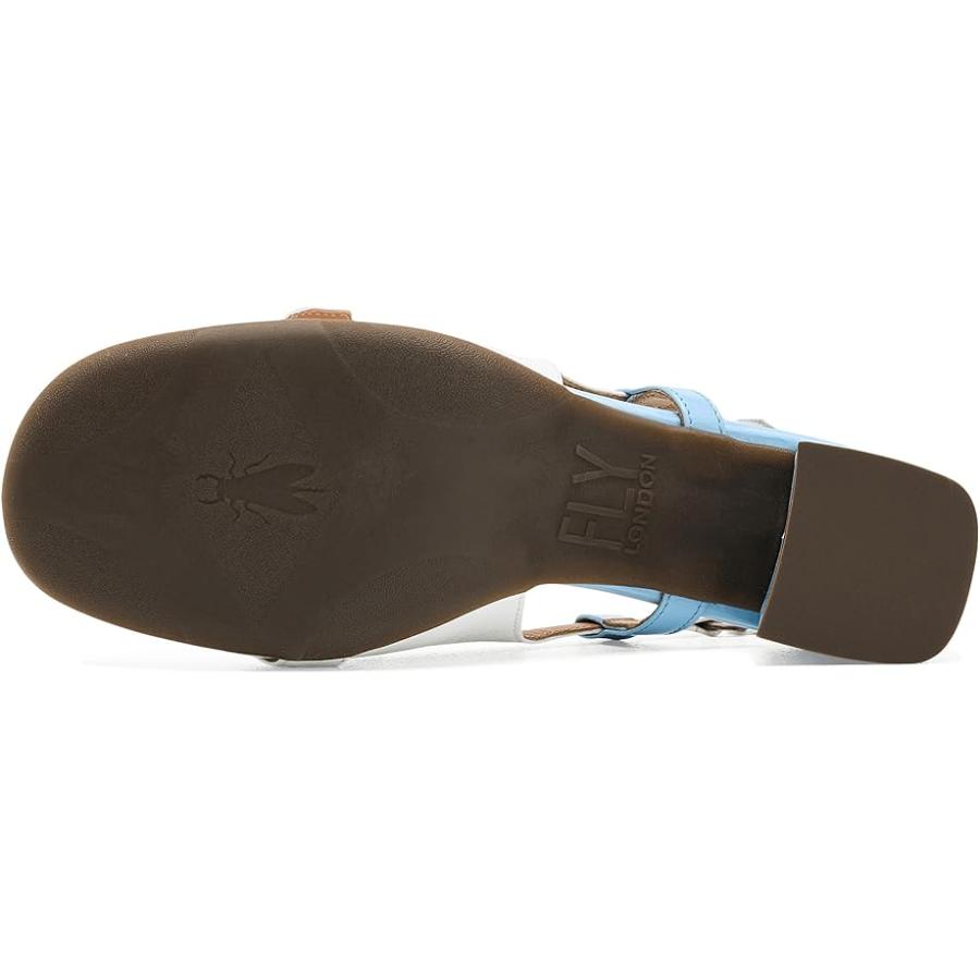 フライ ロンドン FLY LONDON Pemy456fly レディース ヒール パンプス Sky Blue/Off-White