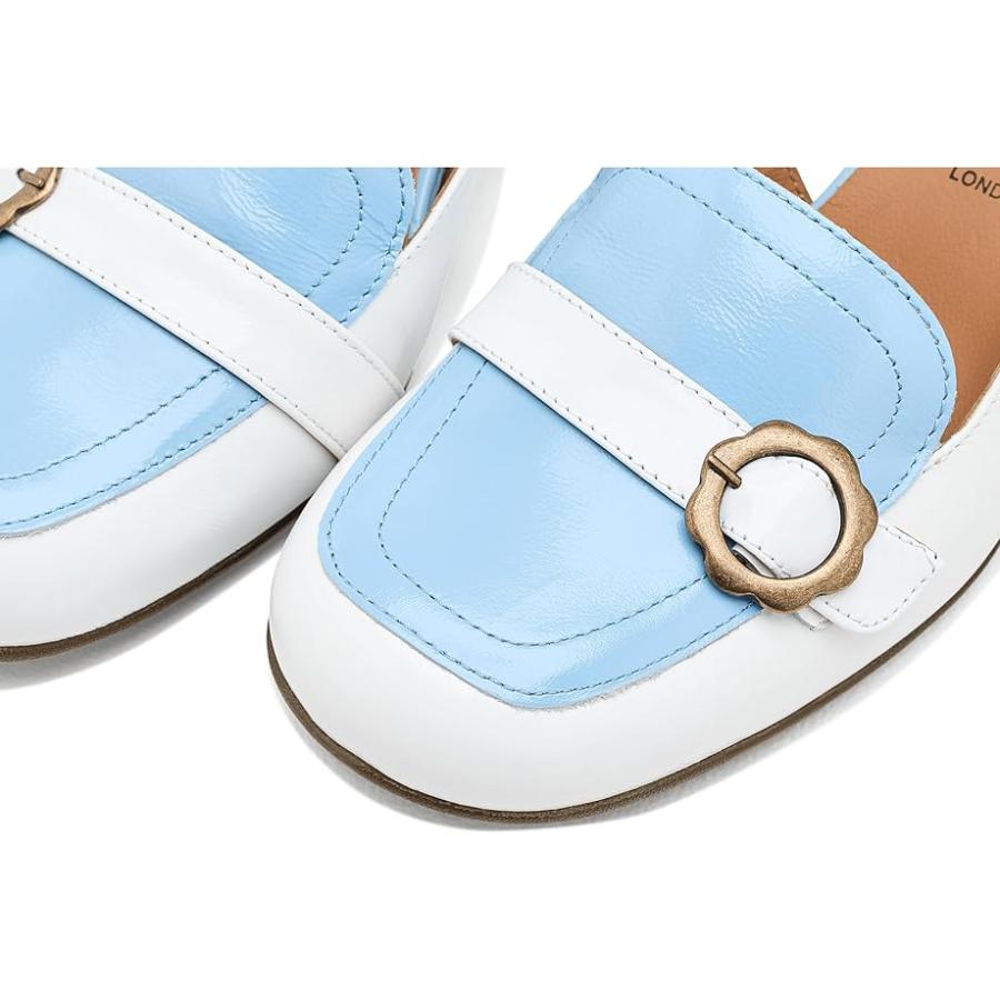 フライ ロンドン FLY LONDON Pemy456fly レディース ヒール パンプス Sky Blue/Off-White