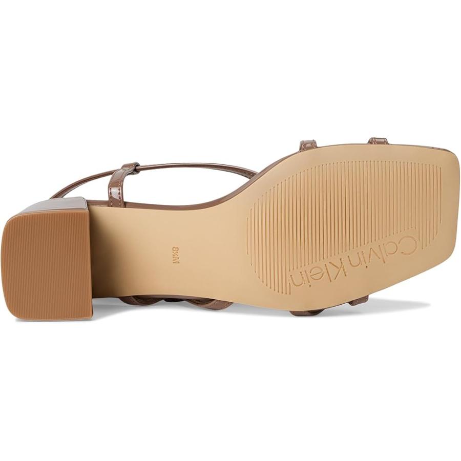 カルバン・クライン Calvin Klein Pandy レディース Heels Light Brown Patent_2