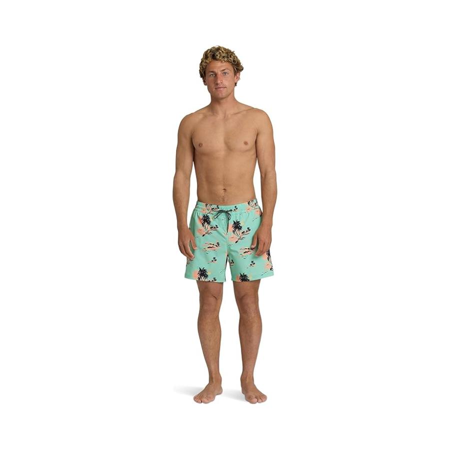 ビラボン Billabong Lineup LB メンズ 水着 スイムウェア Lime Greenの画像