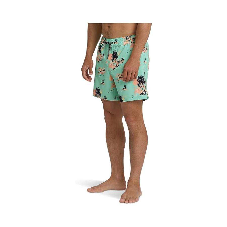 ビラボン Billabong Lineup LB メンズ 水着 スイムウェア Lime Greenの画像