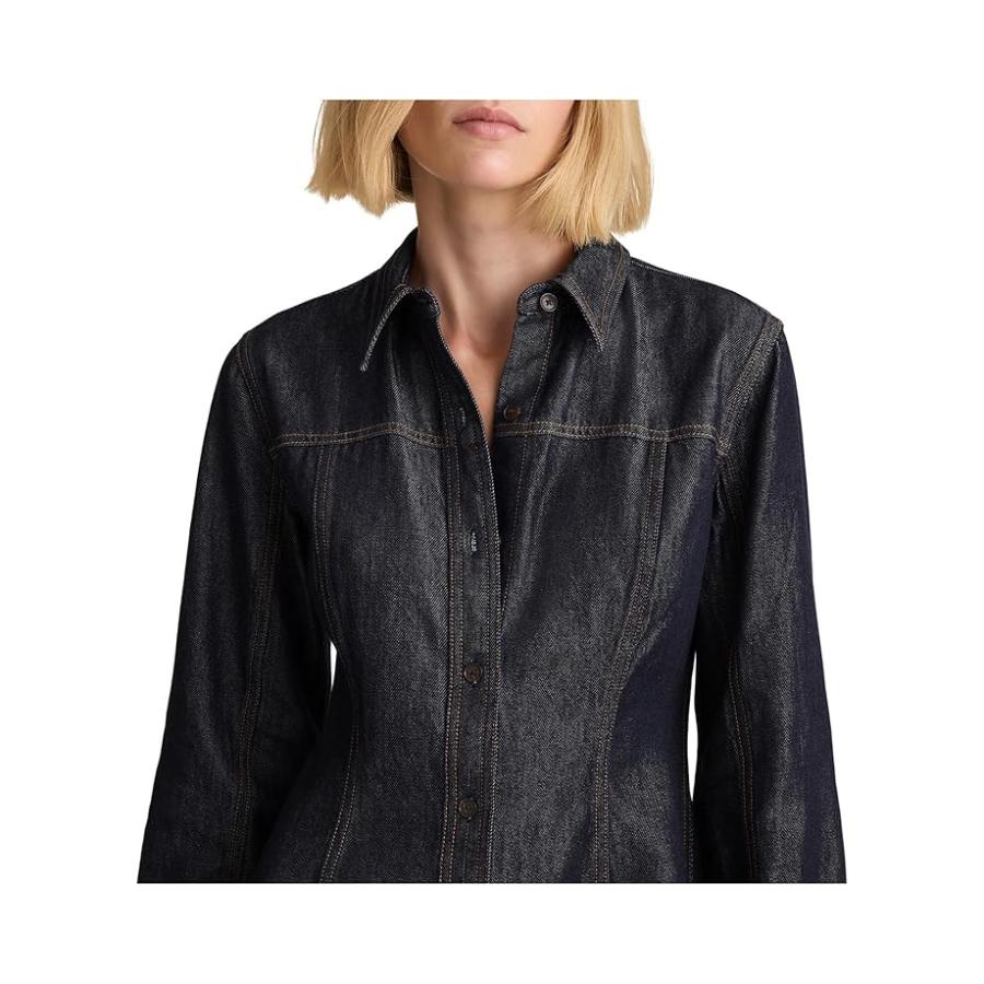 メイドウェル Madewell Seamed Shirt Mini Dress In Rinse レディース ドレス Rinse Wash