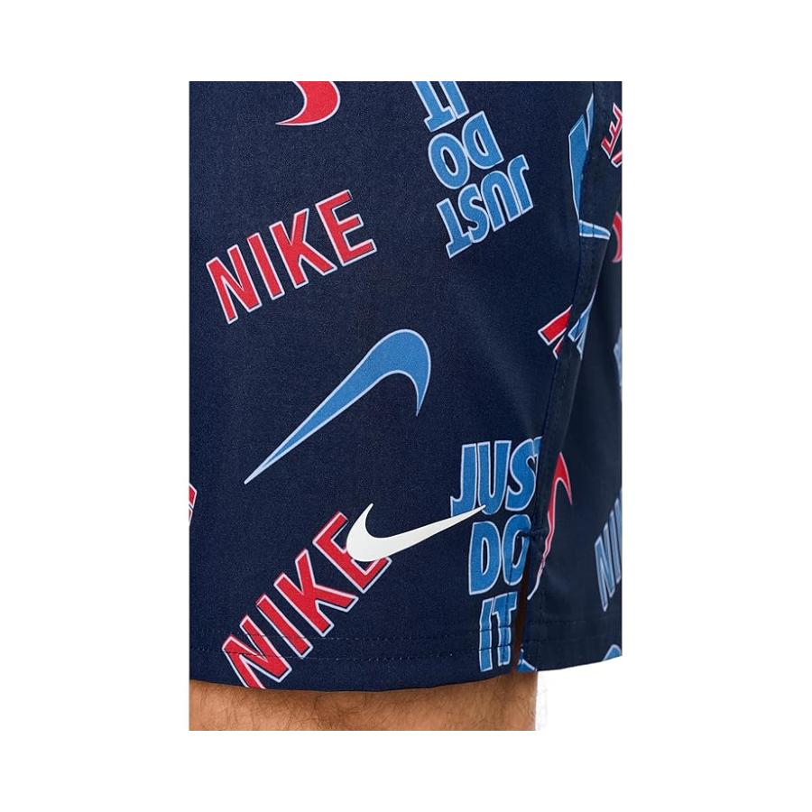 ナイキ Nike Breaker Multi Print 7\" Volley メンズ 水着 スイムウェア Blue/Redの画像