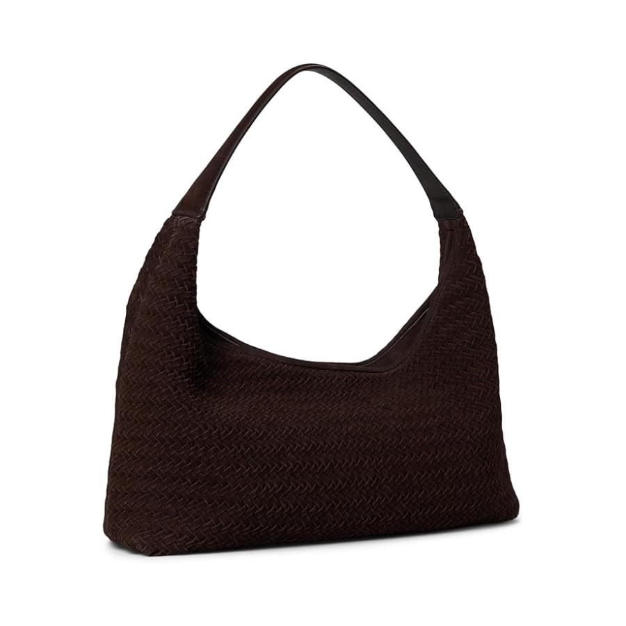 メイドウェル Madewell Slouchy Shoulder Bag Suede Woven レディース ハンドバッグ かばん Dark Caro
