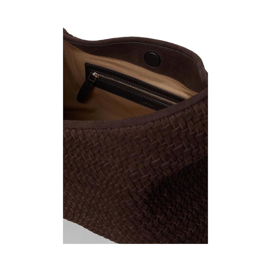 メイドウェル Madewell Slouchy Shoulder Bag Suede Woven レディース ハンドバッグ かばん Dark Caro