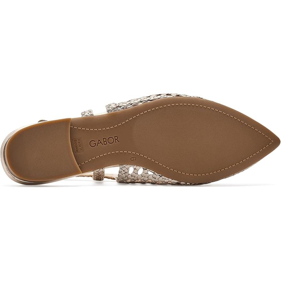 ガボール Gabor Gabor 81.631 レディース フラット シューズ Pewter_4