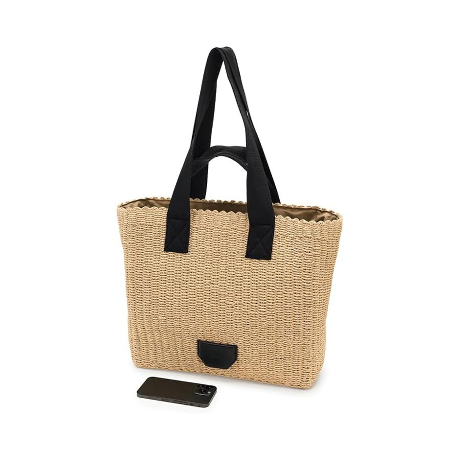オールセインツ AllSaints Izzy Paper East/West Tote レディース ハンドバッグ かばん Natural