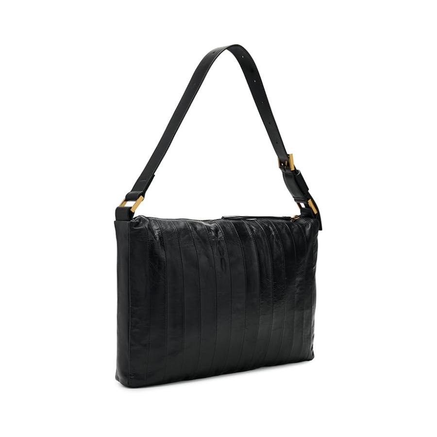 オールセインツ AllSaints Edbury Panel Shoulder レディース ハンドバッグ かばん Blackの画像