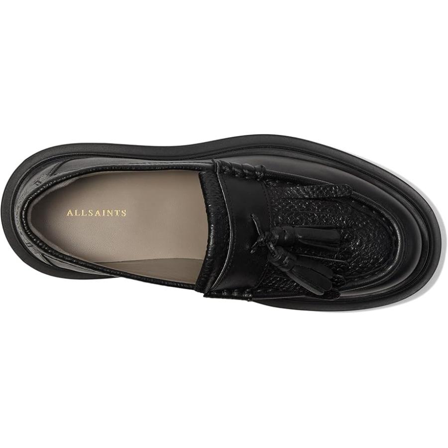 オールセインツ AllSaints Beth Tassel Loafers レディース Loafers Blackの画像