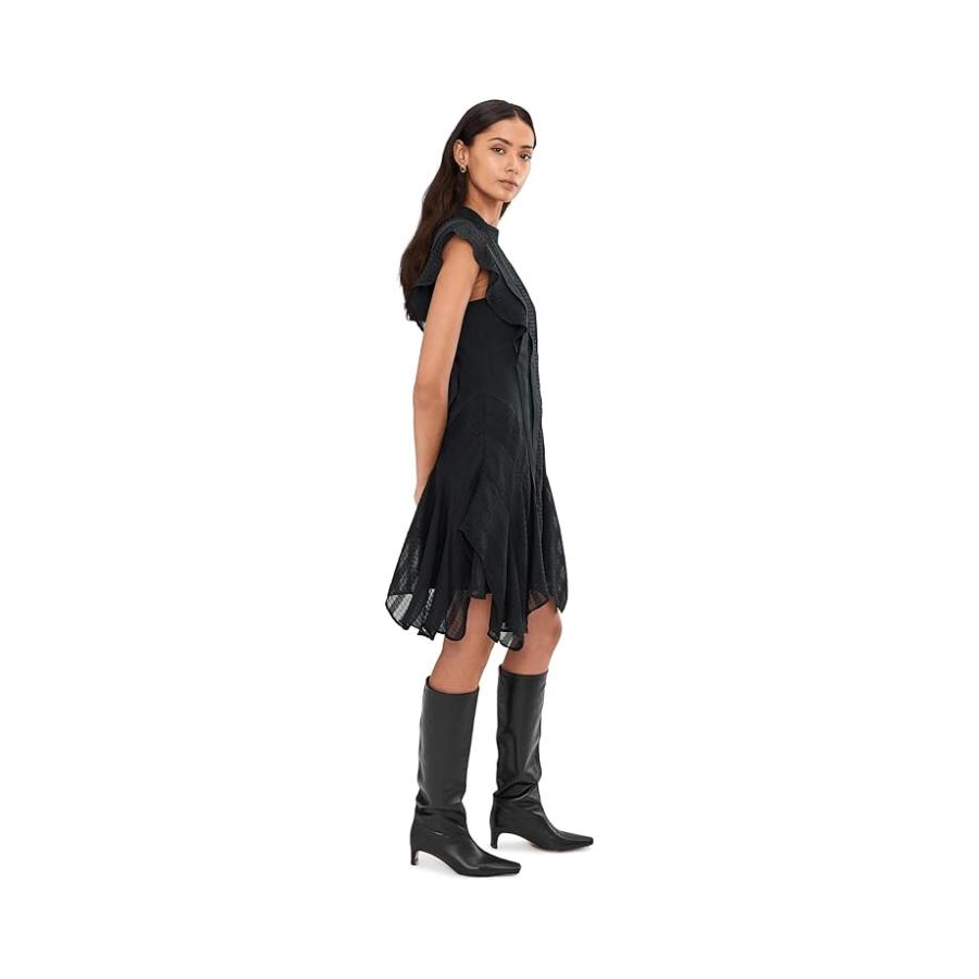オールセインツ AllSaints Fleur Texture Dress レディース ドレス Black_2