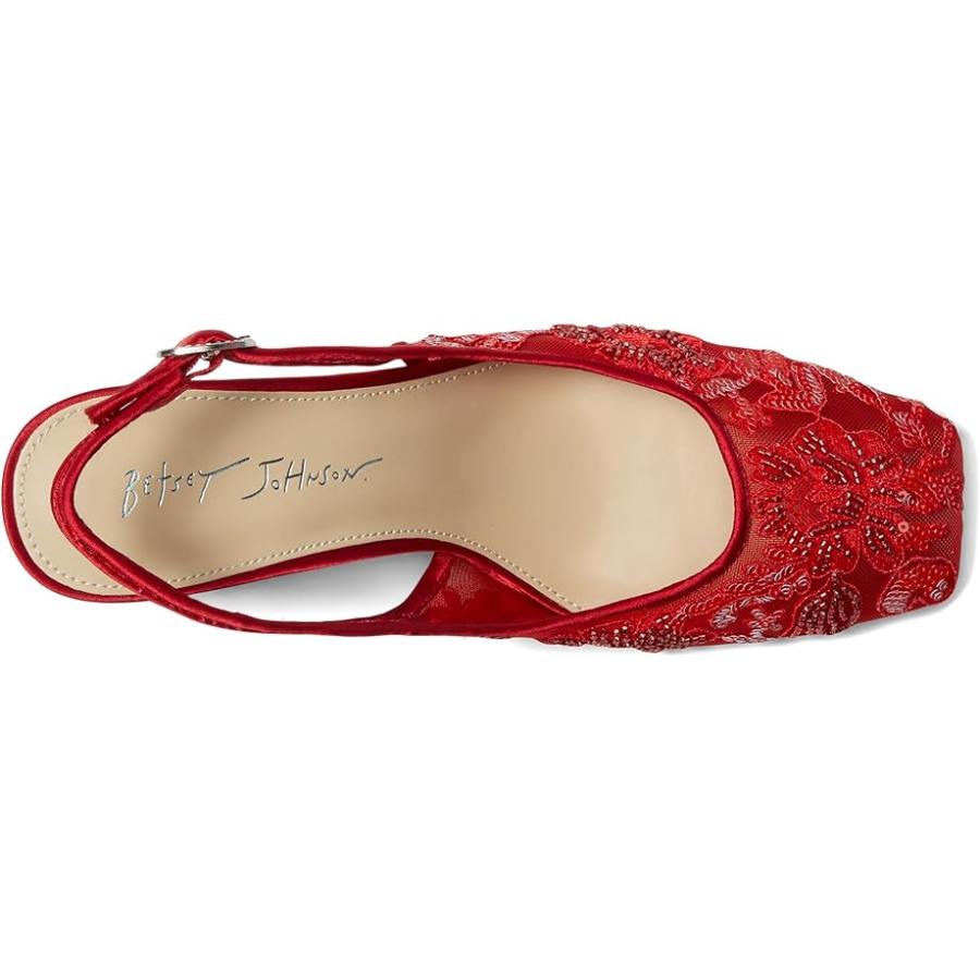 ベッツィジョンソン Blue by Betsey Johnson ニナh レディース ヒール パンプス Red_1