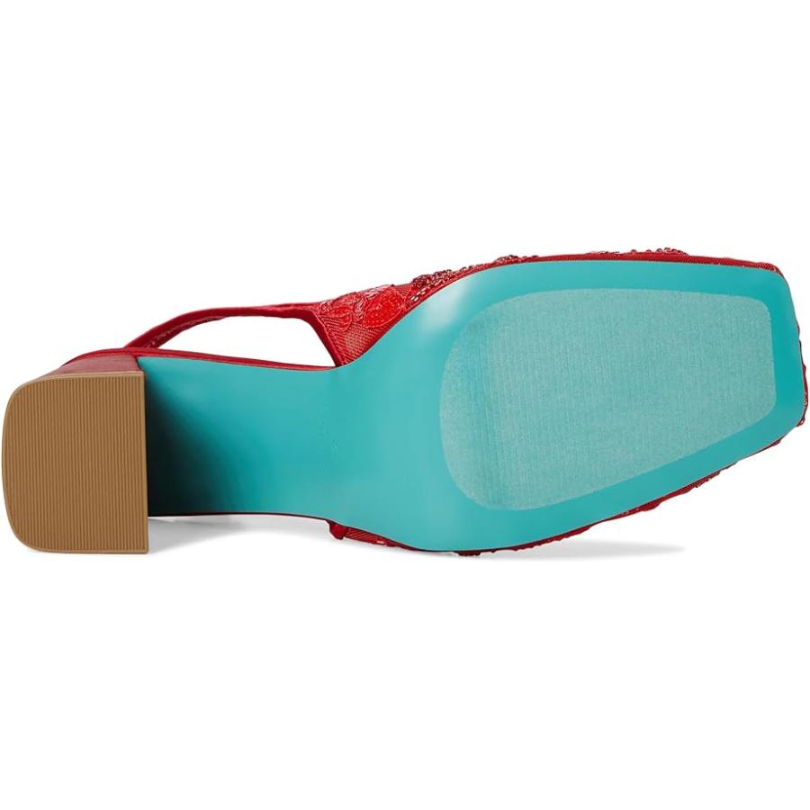 ベッツィジョンソン Blue by Betsey Johnson ニナh レディース ヒール パンプス Red_2