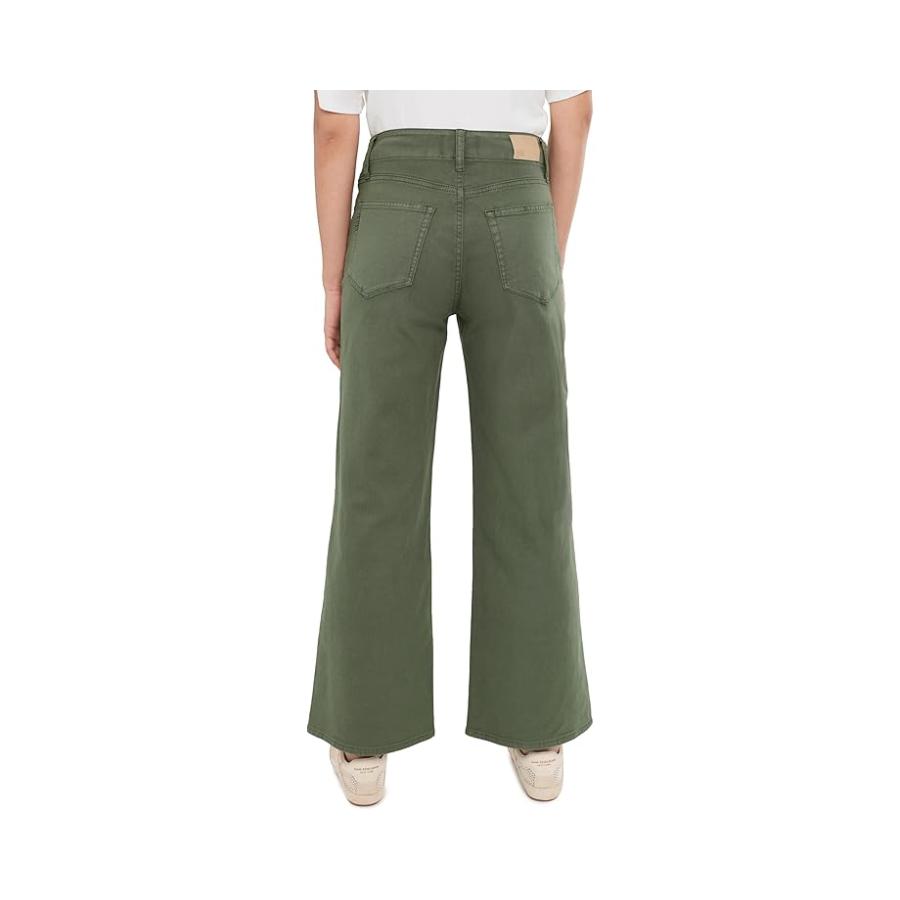 ペイジ Paige Ari with Waistband Tie and Stitch Through Pockets in Vintage Ivy_3