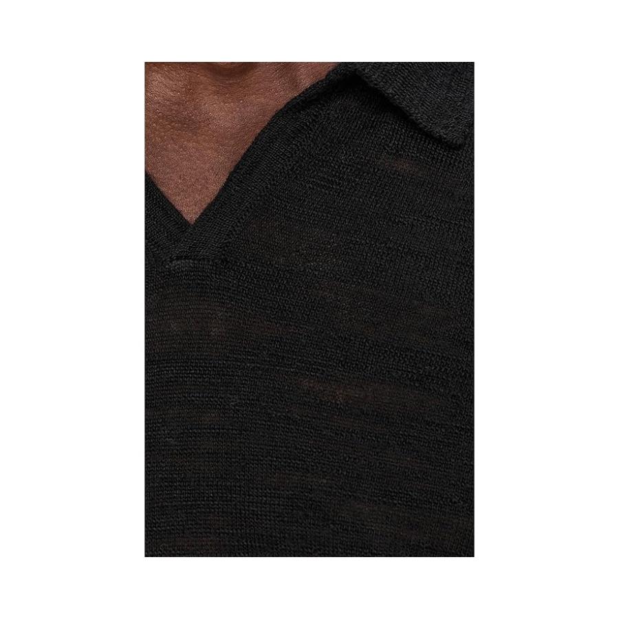ジョンヴァーヴェイトス John Varvatos Luciano Polo Y2603R25 メンズ セーター Black_4