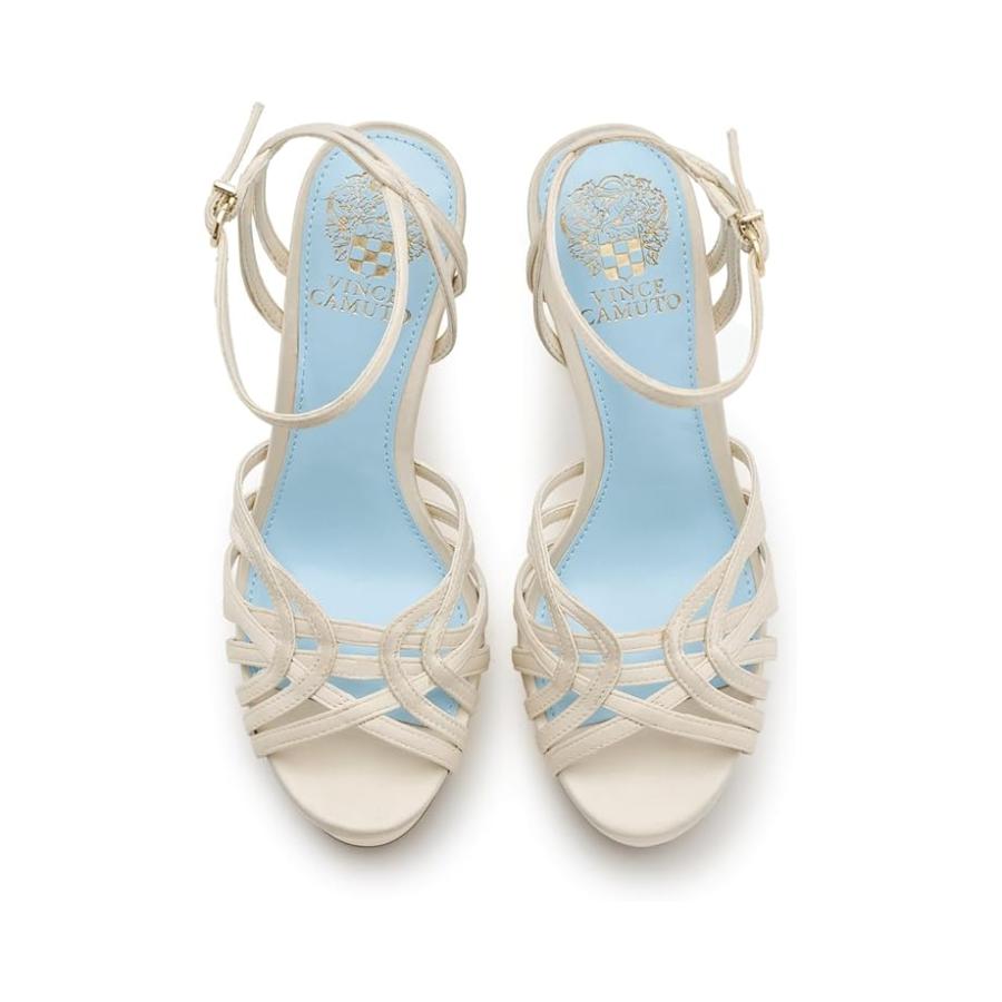 ヴィンスカムート Vince Camuto サムlee ストラップpy プラットフォーム High Heel レディース ヒール パンプス Milk_1