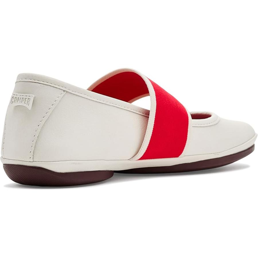 【美品】camper RIGHT NINA メッシュ フラットシューズ ホワイト カンペール Camper Right ニナ レディース フラット シューズ White