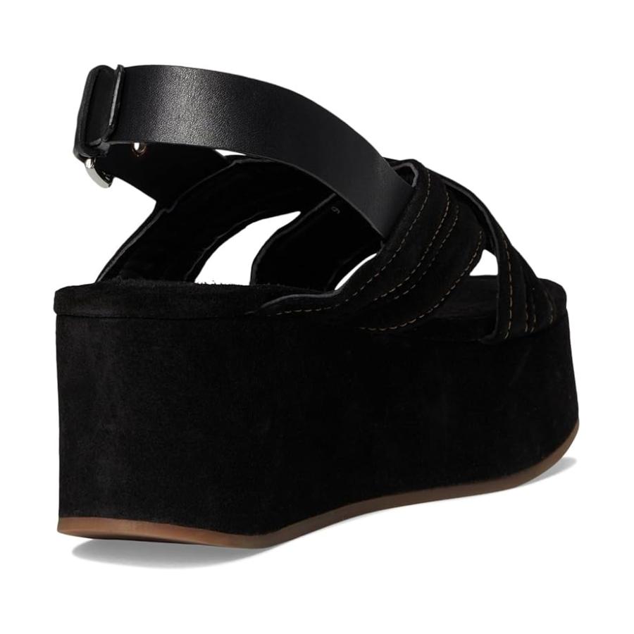 フリーピープル Free People Beach Party プラットフォーム レディース Heels Black Suede_4
