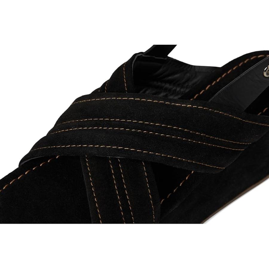 フリーピープル Free People Beach Party プラットフォーム レディース Heels Black Suede_5