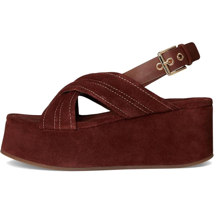 フリーピープル Free People Beach Party プラットフォーム レディース Heels Cathay Spice Suede_3