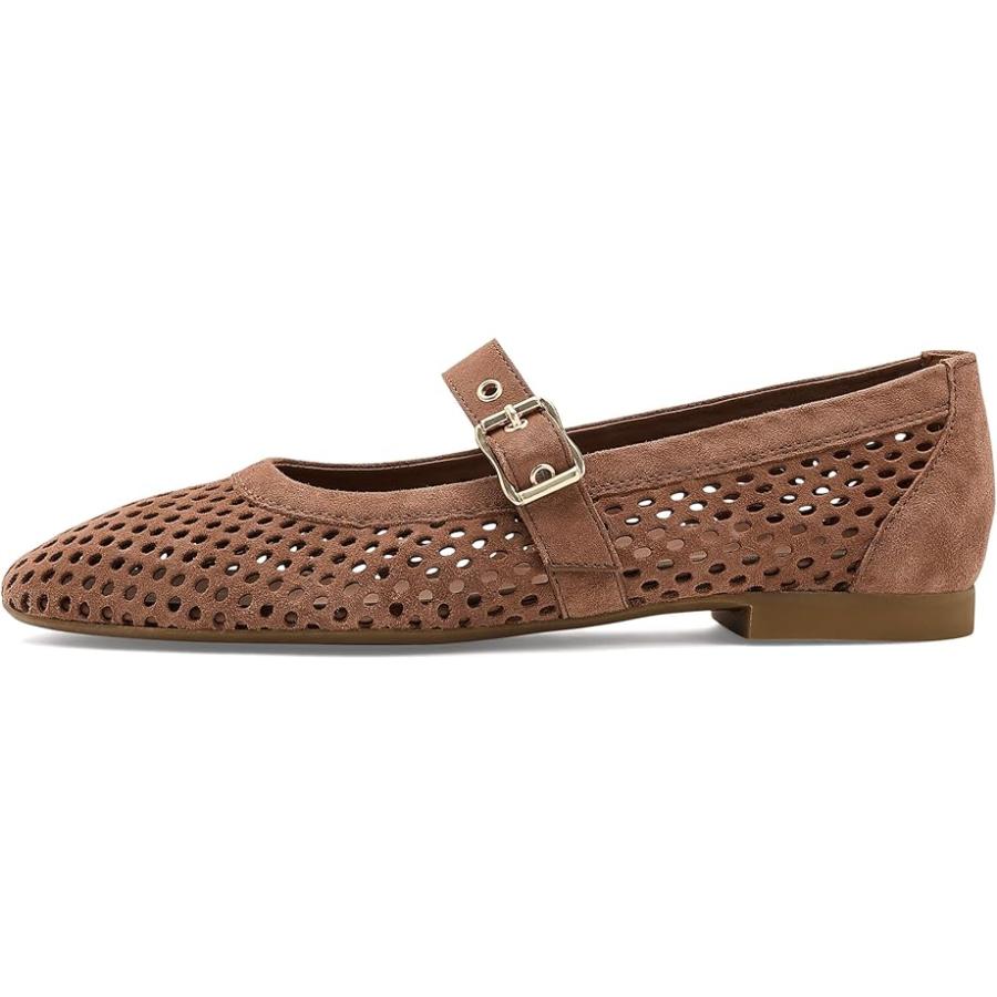 ポールグリーン Paul Green Dana Flats レディース フラット シューズ Nutの画像