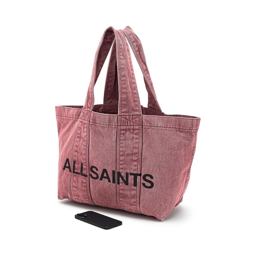 オールセインツ AllSaints Izzy デニム Tote レディース ハンドバッグ かばん Raspberry Pink
