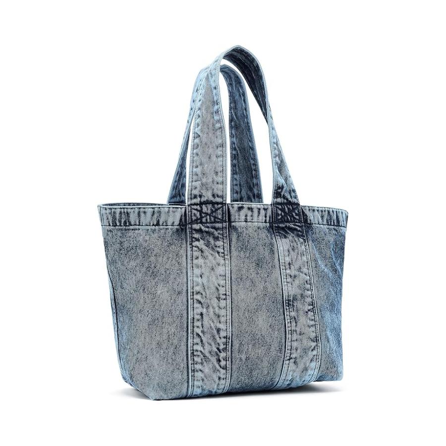 オールセインツ AllSaints Izzy デニム Tote レディース ハンドバッグ かばん Bleached Blue