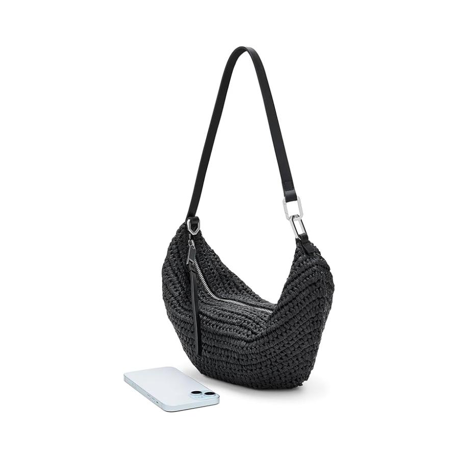 オールセインツ AllSaints Luna Micro Paper Bag レディース ハンドバッグ かばん Black