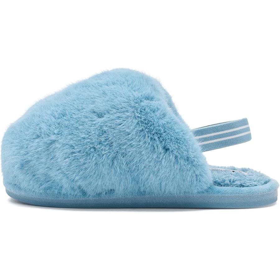 スティーブマッデン Steve Madden Kids Poof (Little Kid/Big Kid) キッズ・ジュニア Slippers Bluの画像