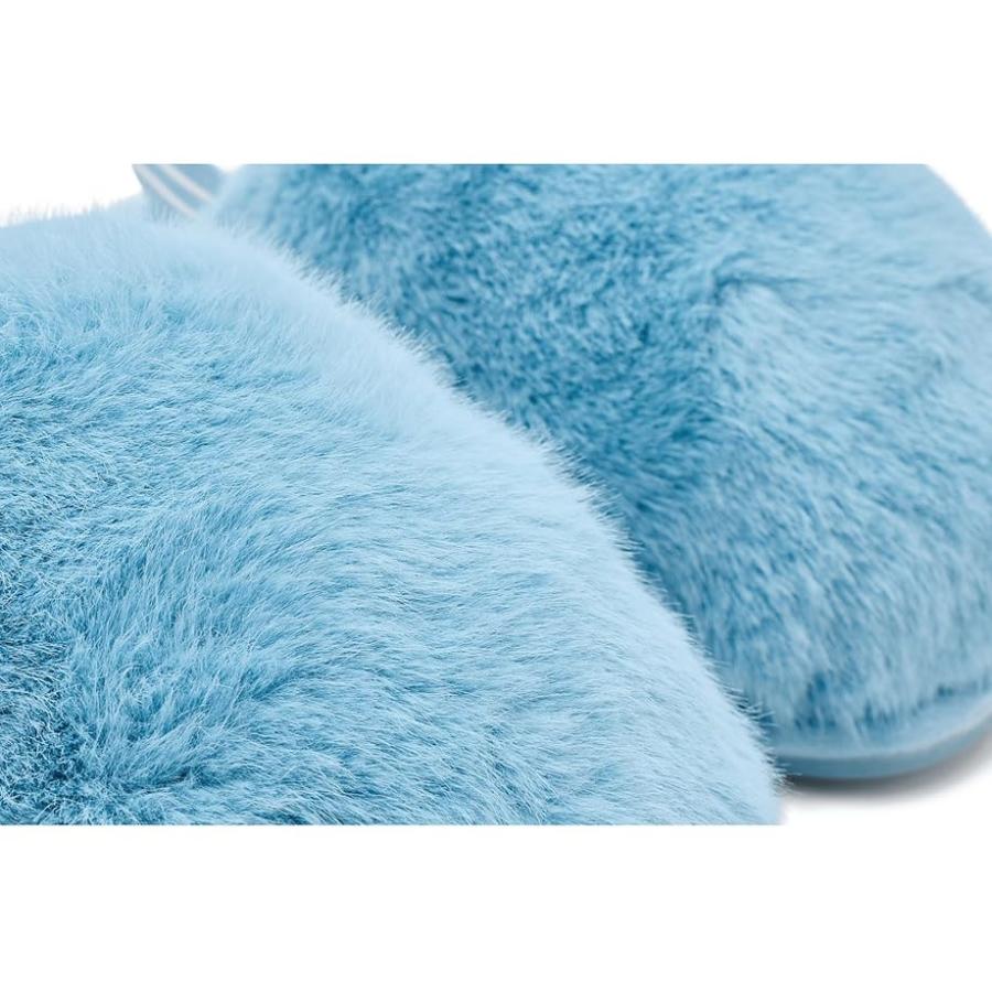 スティーブマッデン Steve Madden Kids Poof (Little Kid/Big Kid) キッズ・ジュニア Slippers Bluの画像